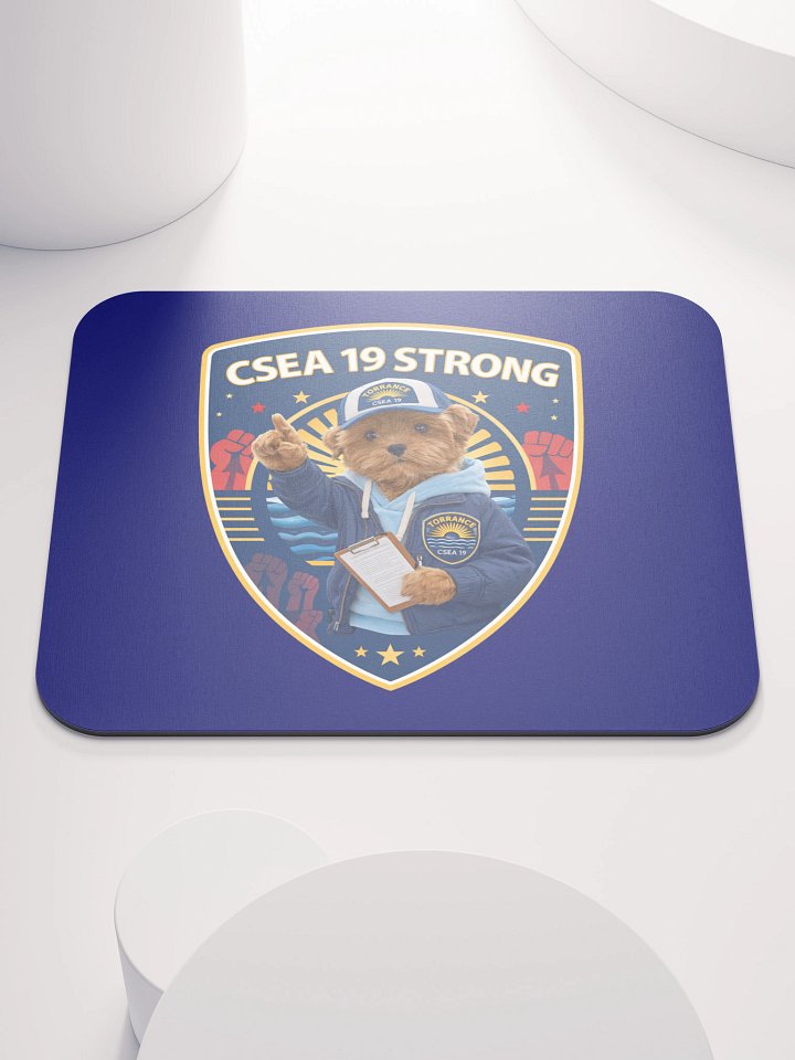 CSEA 19 Strong Union Badge Mouse Pad product image (1)