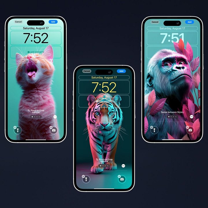 Untamed Beauty: Animal Portrait Wallpapers product image (1)