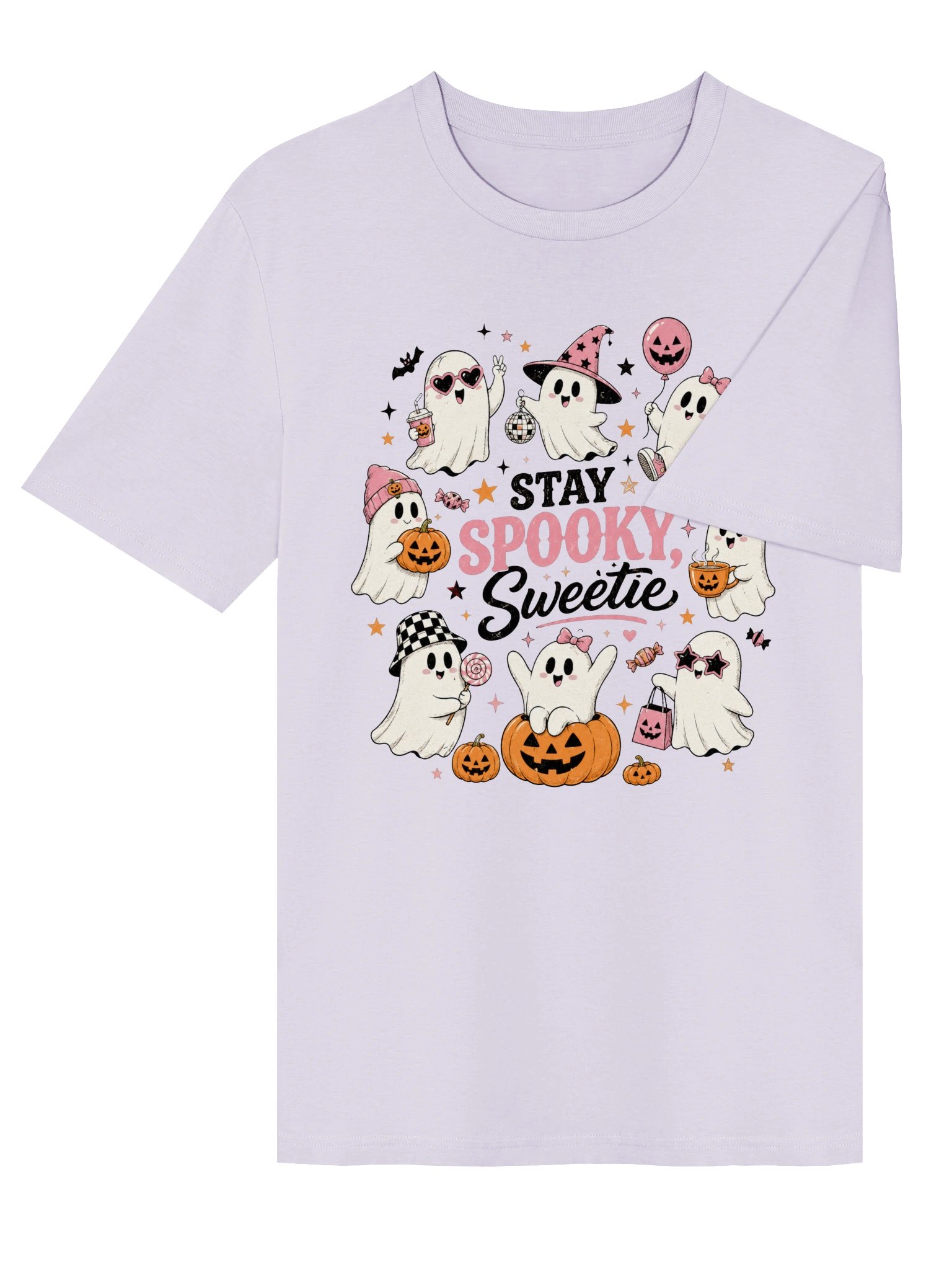 Stay Spooky Sweetie Ghost Halloween T-Shirt product image (59)