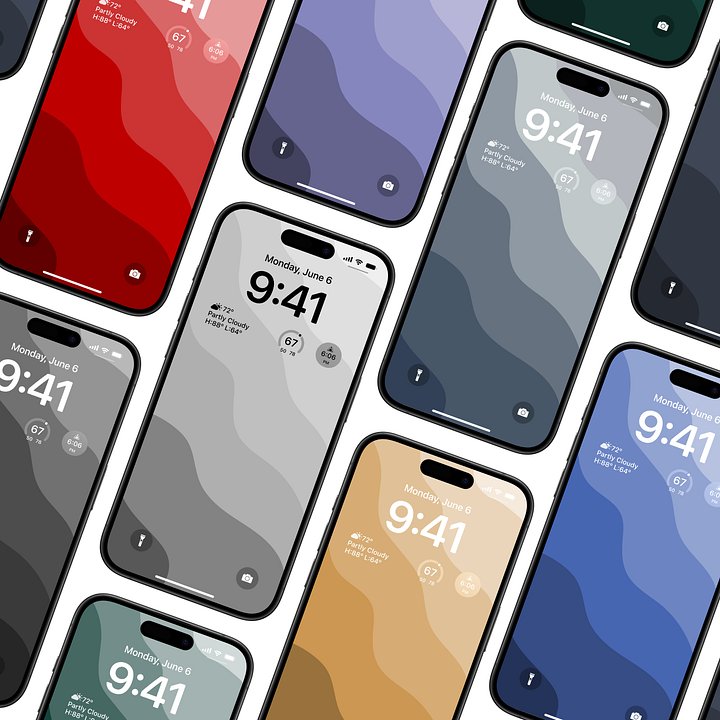 Minimal Waves Wallpaper Pack product image (1)