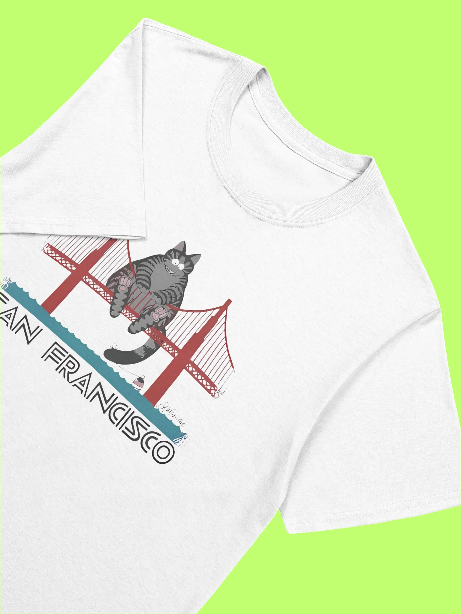 San Francisco Bridge Cat Shirt product image (115)