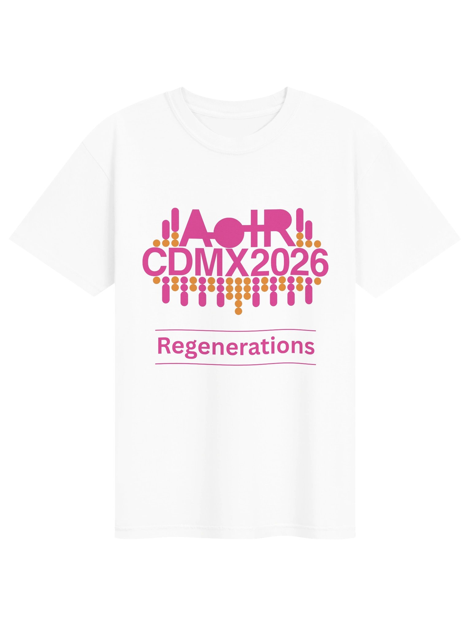 AoIR2026 Regenerations Unisex Conference Tee - Pink product image (1)