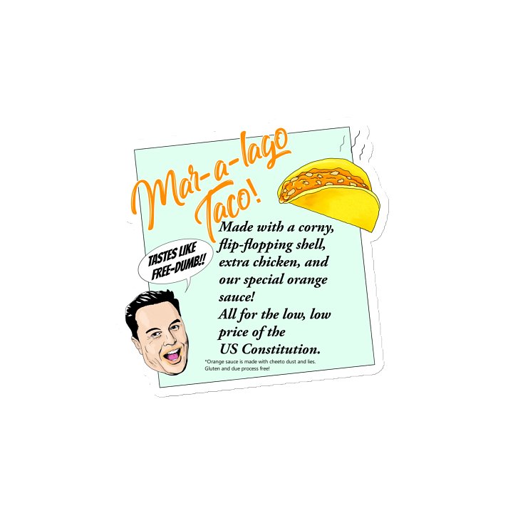 Mar-a-lago Taco Magnet product image (2)