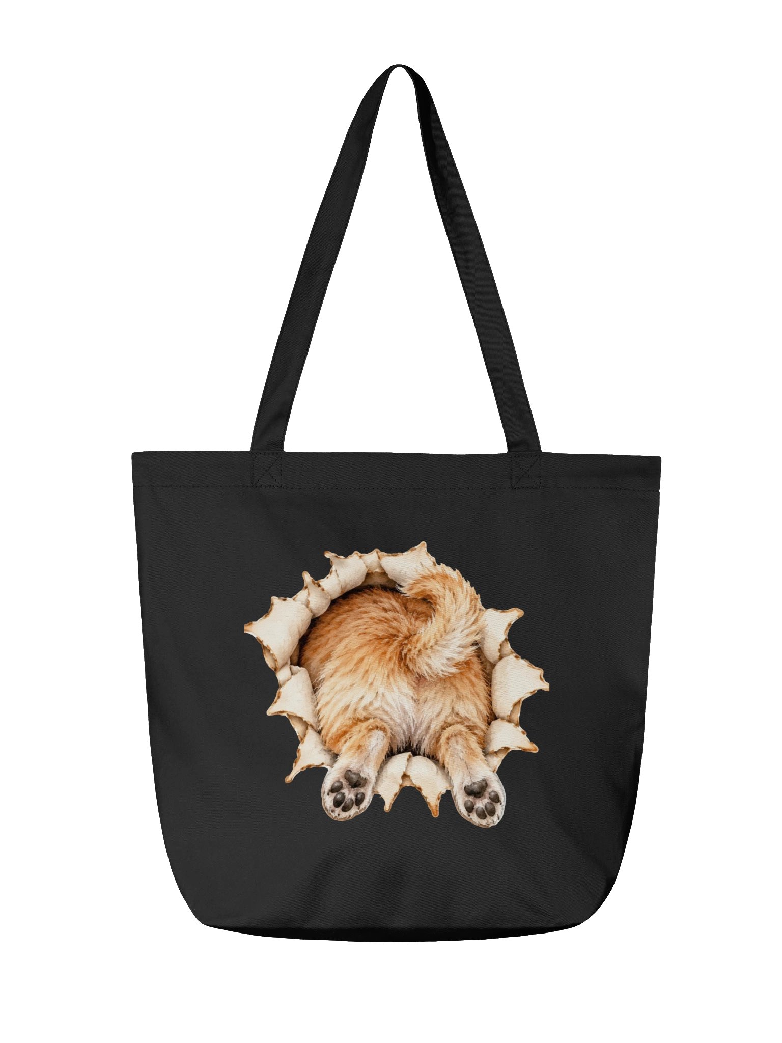 Playful Dog with Blue Toy Tote Bag product image (3)