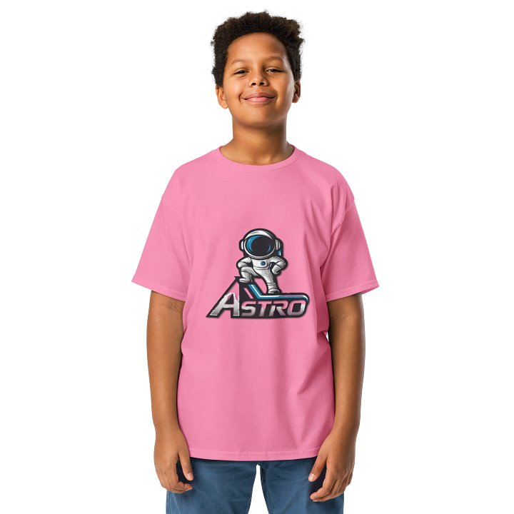 Astro Explorer Youth Graphic T-Shirt - Exclusive Astronaut Design for Kids product image (1)