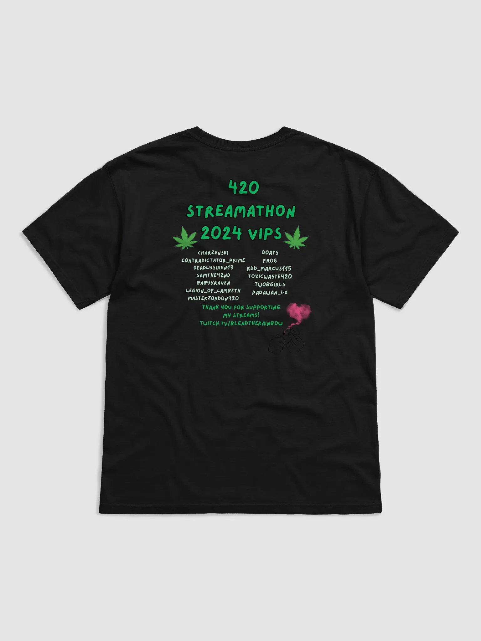 2024 streamathon vips shirt product image (3)