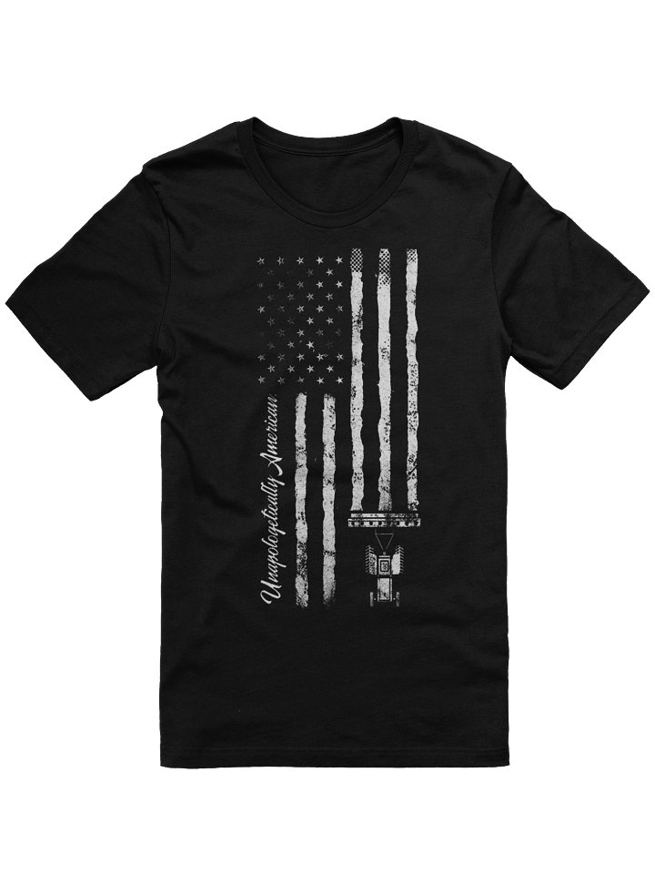 Unapologetically American Farmer themed iconic Unisex t-shirt product image (1)