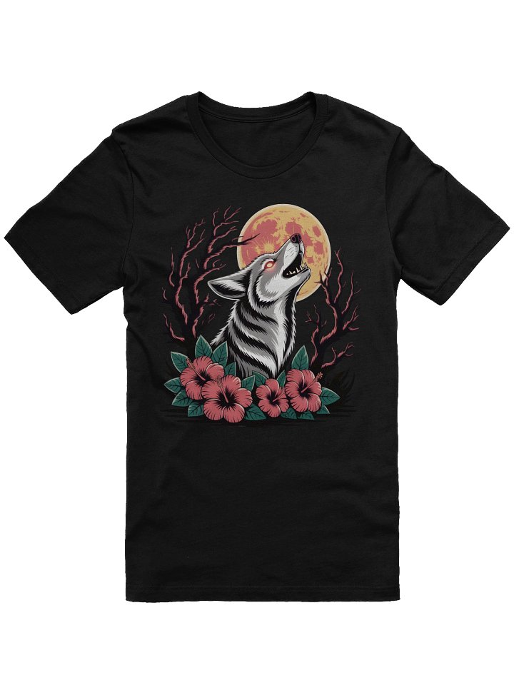 Howling Wolf Graphic T-Shirt product image (1)