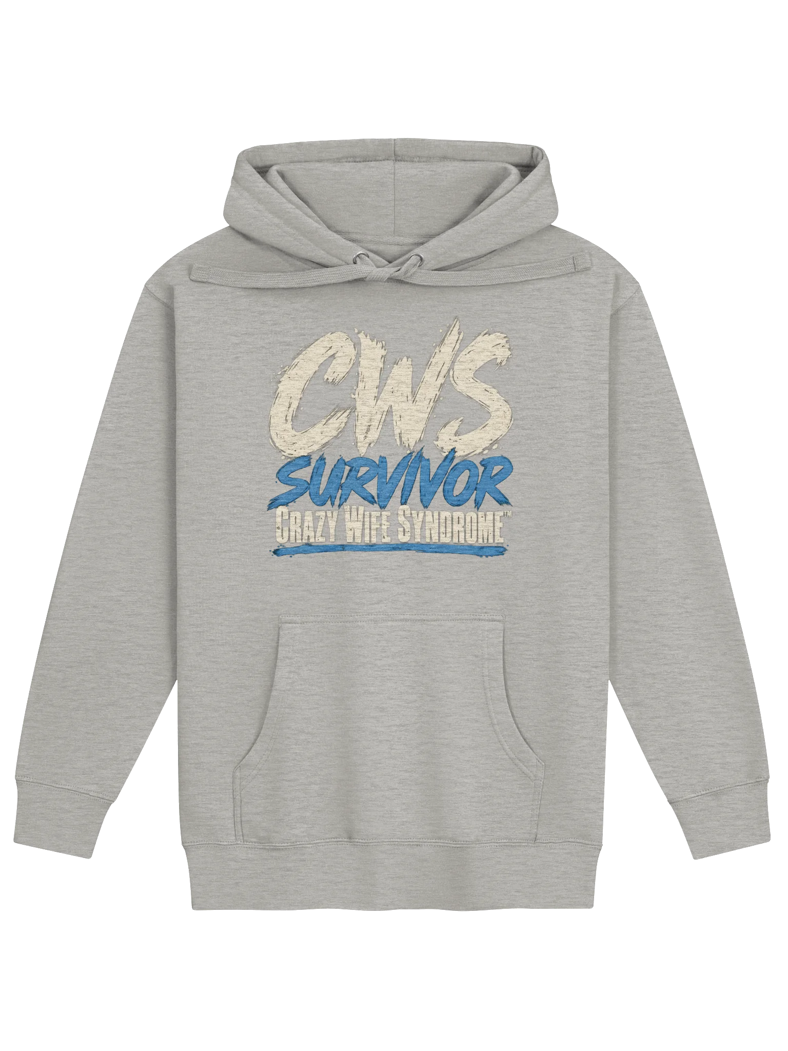 CWS Survivor Hoodie — Crazy Wife Syndrome™ | Carbon Grey product image (1)
