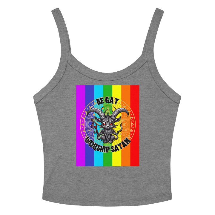Be Gay Worship Satan Tank product image (2)