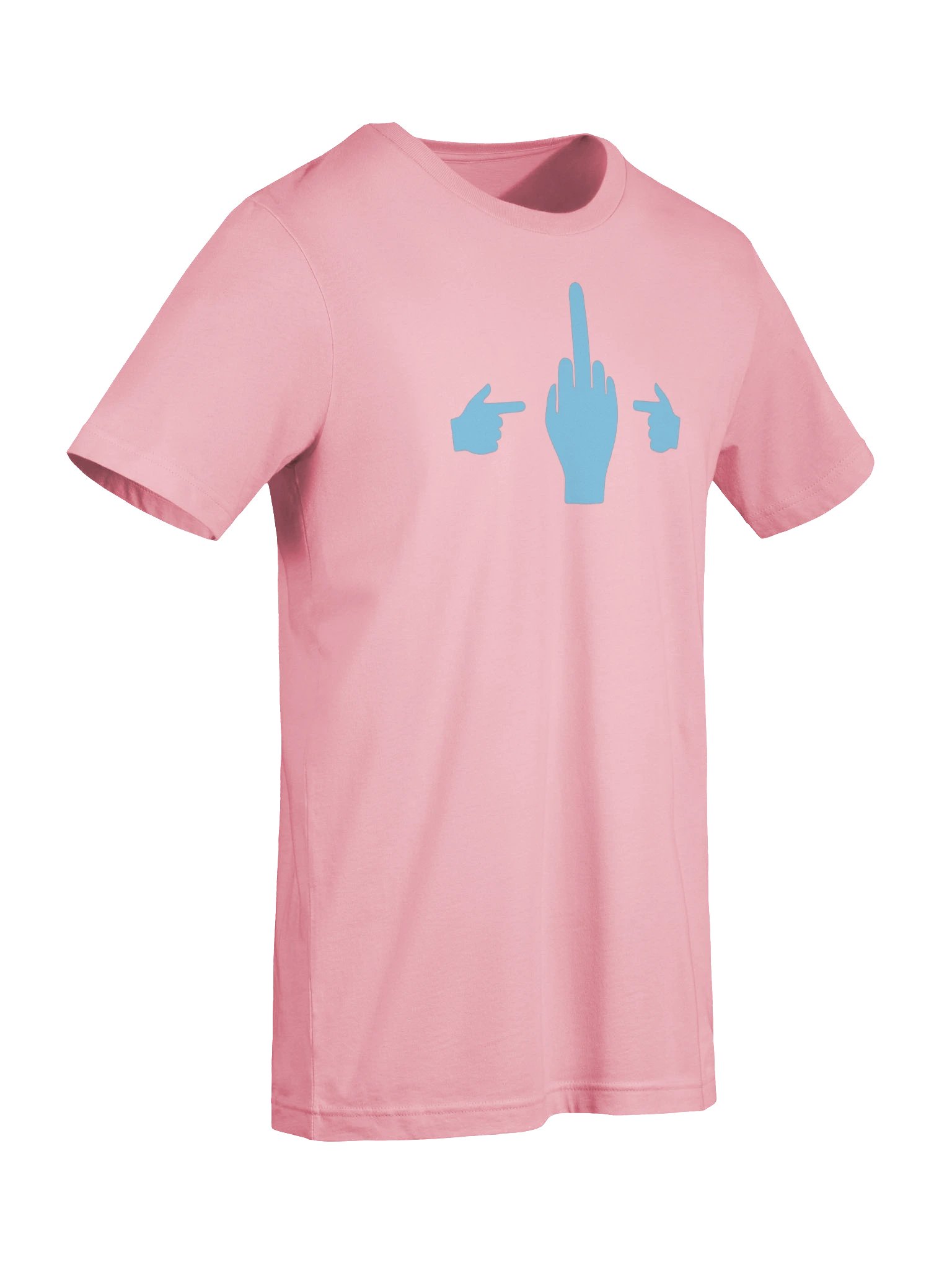 No Middle Finger Point ShopCo Light Blue Unisex Tee product image (25)