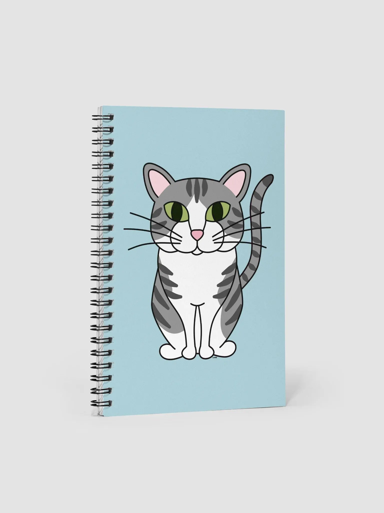 Tabby Cat Spiral Notebook product image (1)