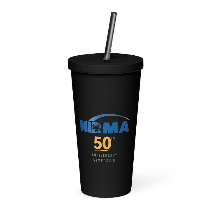 NIRMA 50th Anniversary Stainless Steel Tumbler with Straw – 20 oz product image (1)