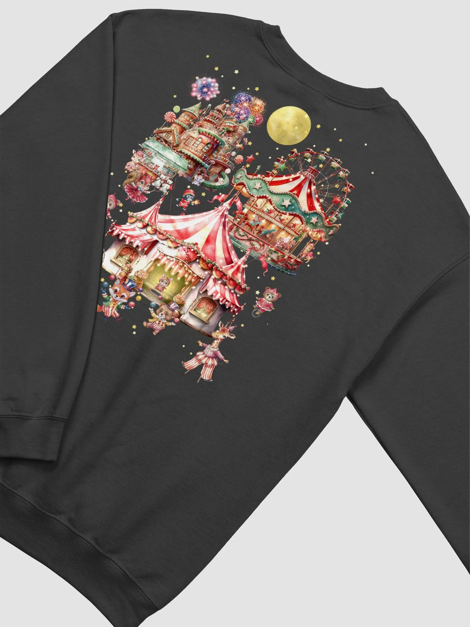 Midnight Circus Crewneck Sweatshirt | Cozy & Durable Unisex Fit product image (4)