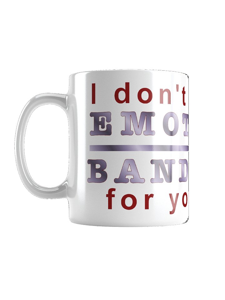 Emo Bandwidth White Mug product image (1)