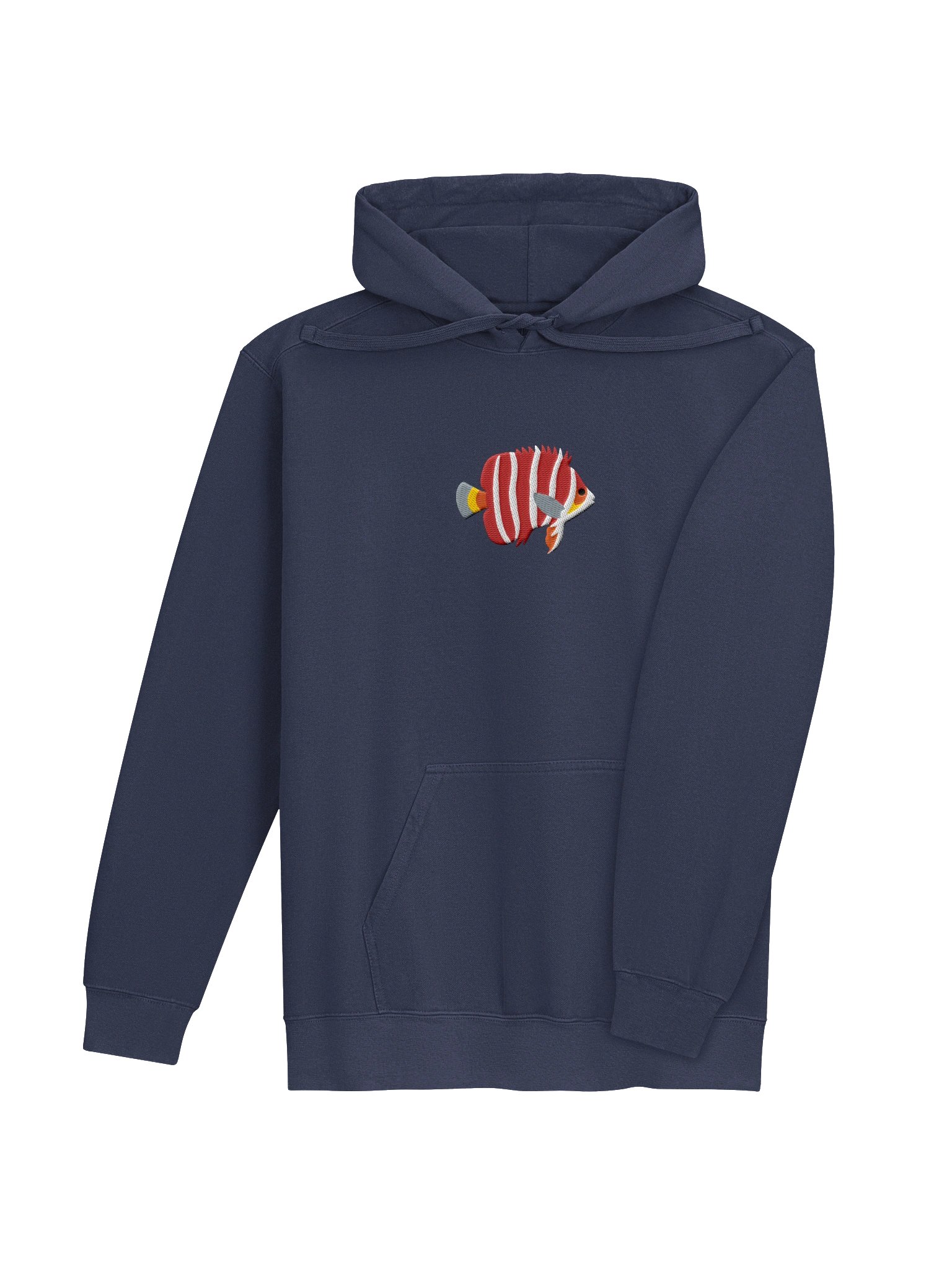 Peppermint Angelfish Premium Hooded Sweatshirt (Embroidered) for Reef and Marine Aquarium Lovers product image (25)