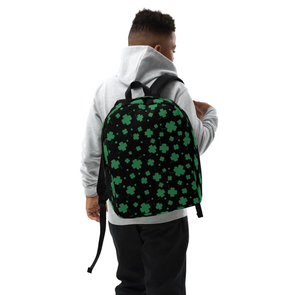 Lucky Hanny Shamrock All-Over Print Backpack product image (9)