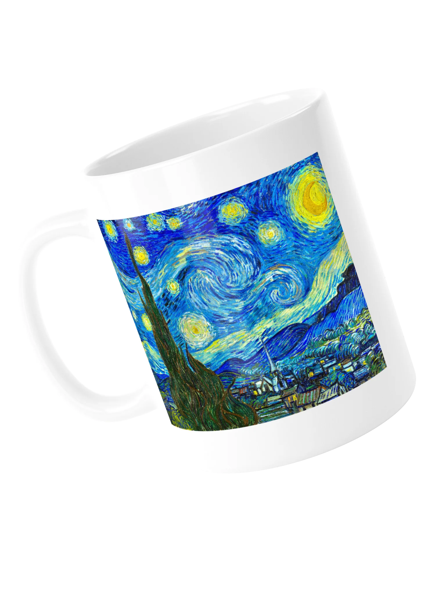 The Starry Night — White Glossy Mug product image (5)