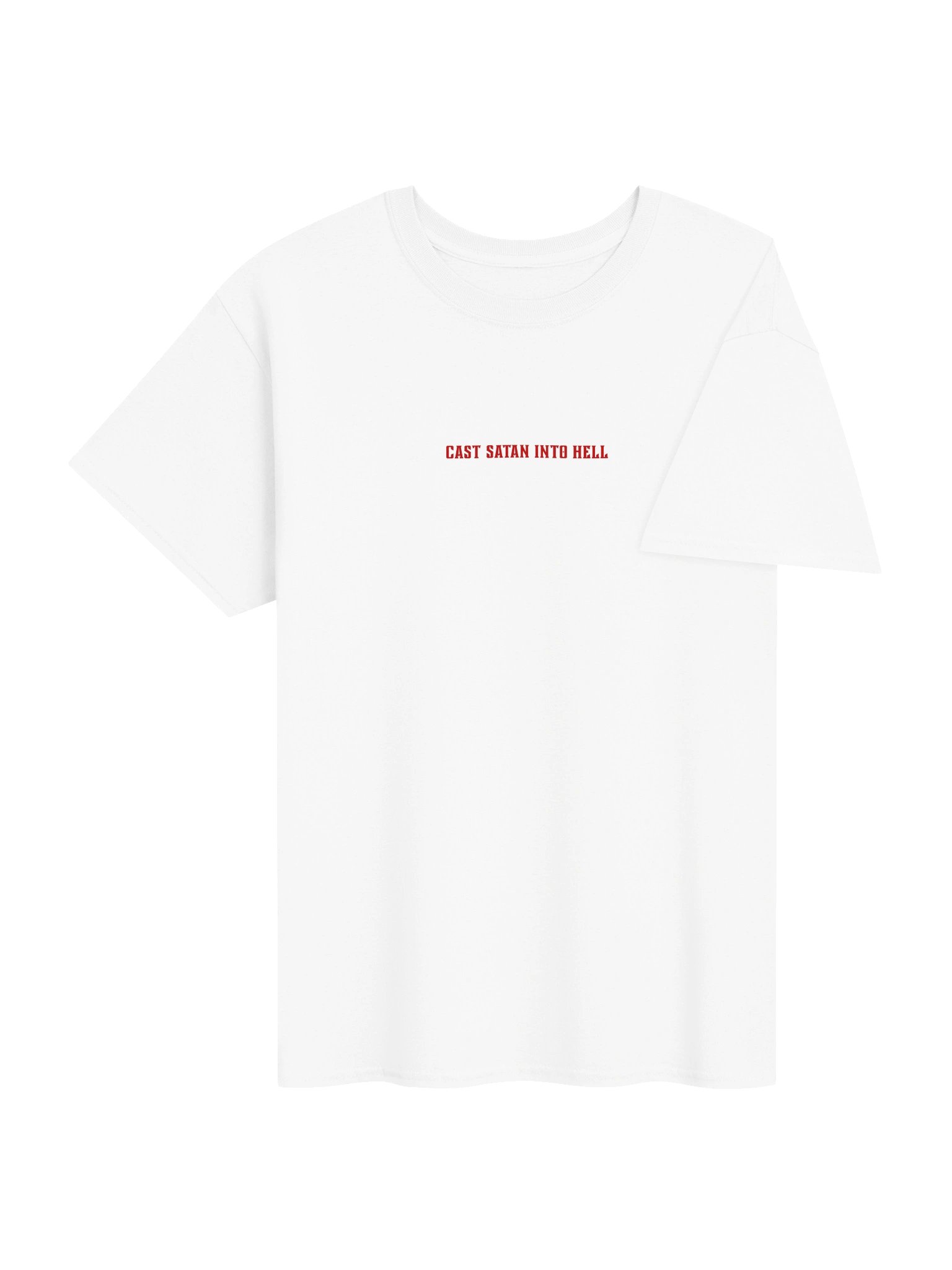 Cast Satan into Hell Metacore Saint Michael streetware VERSION 2- comfort t-shirt product image (17)