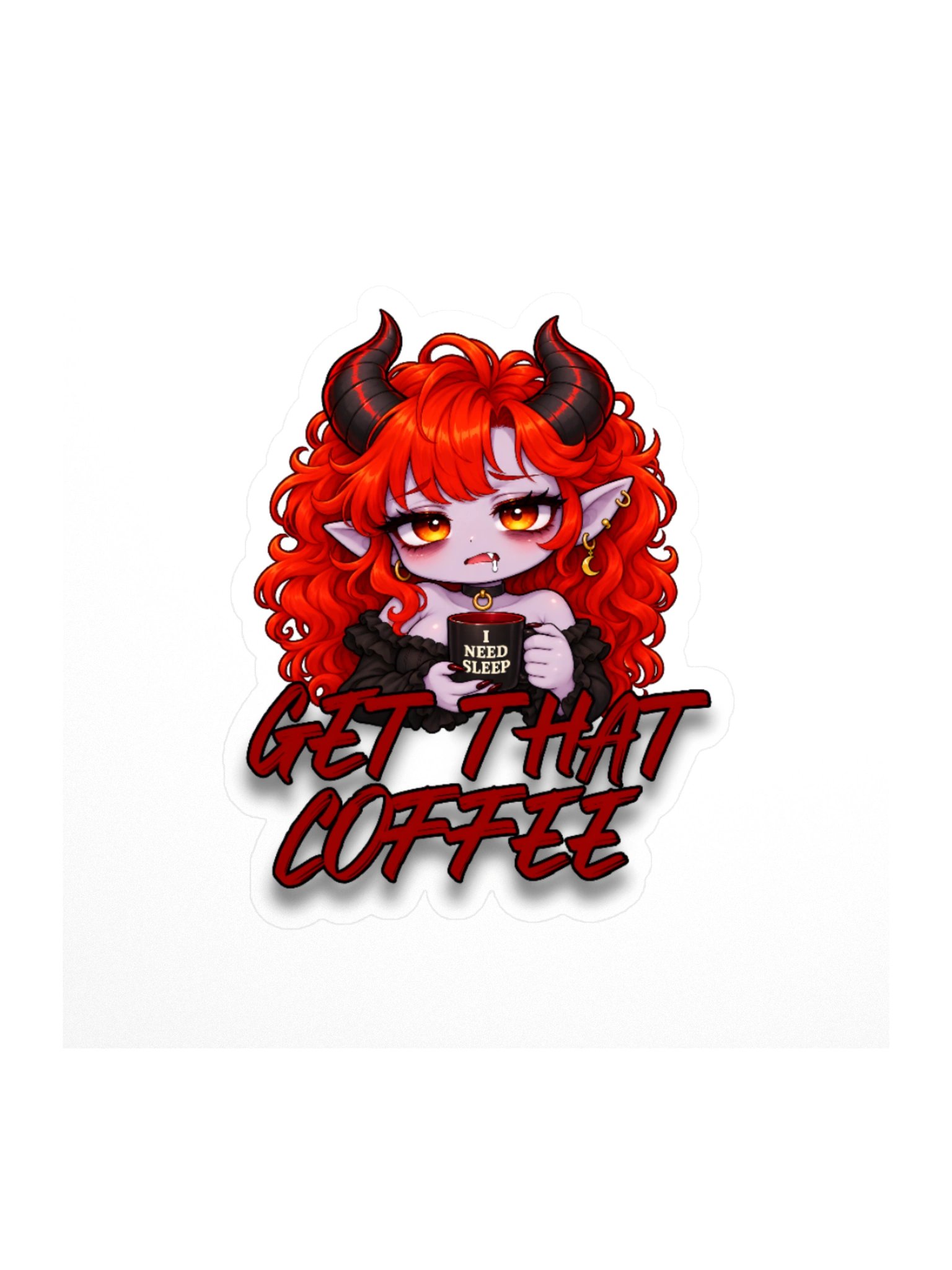 Get That Coffee Demon Sticker product image (1)