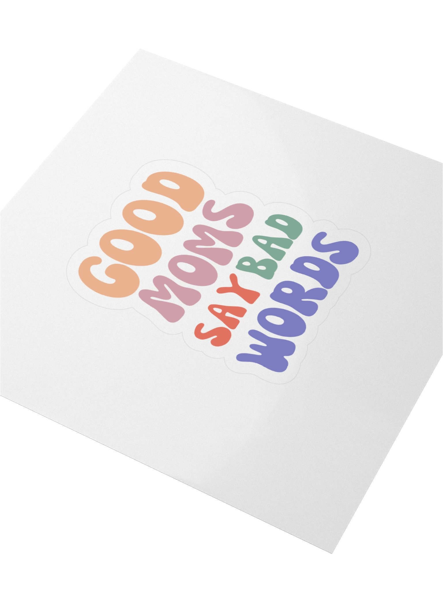 Cussin’ & Crushin’ It Cutout Sticker product image (3)