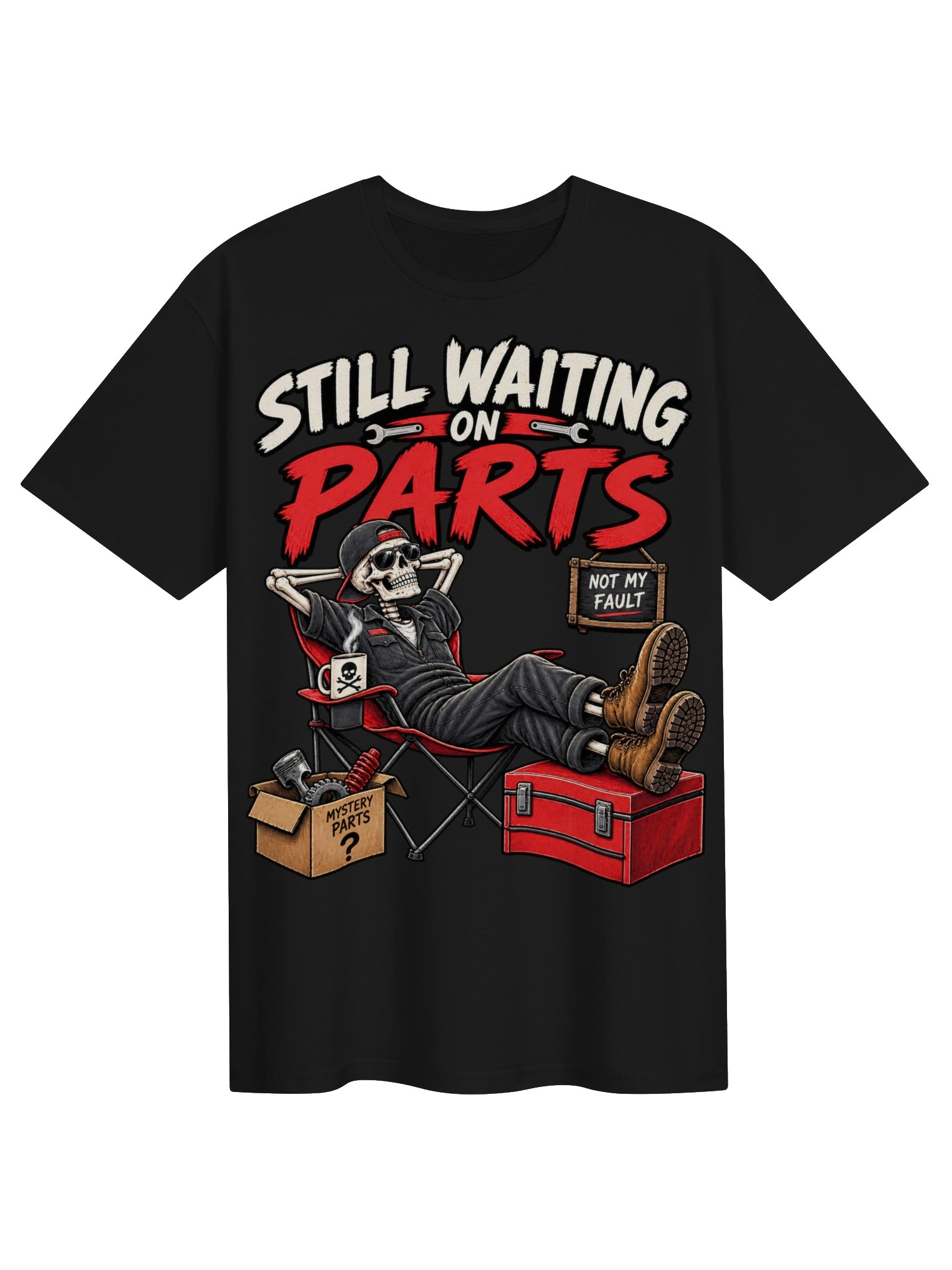 Still Waiting on Parts Mechanic T-Shirt product image (1)