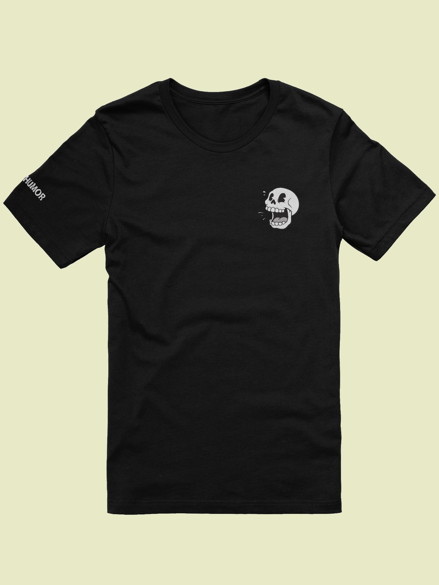 Laughing Skull Left Chest Tee product image (1)