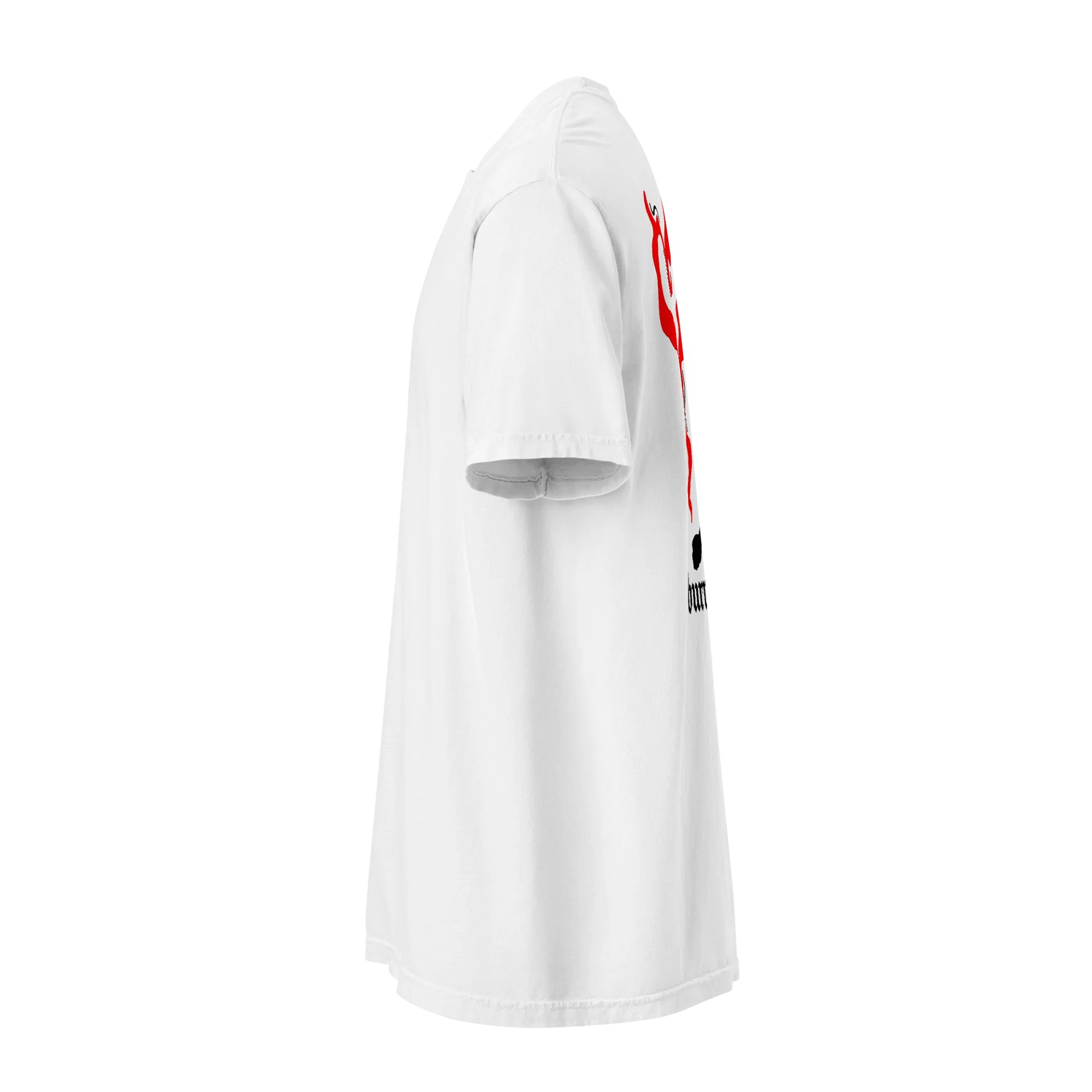 burnt out. tee (White) product image (2)