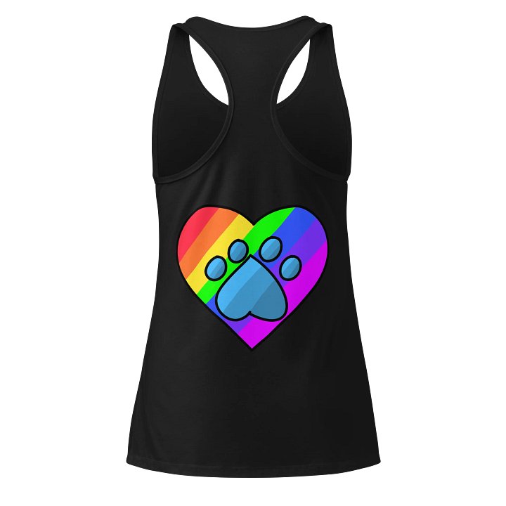 Frenchkittie Paw Love Racerback Tank product image (2)