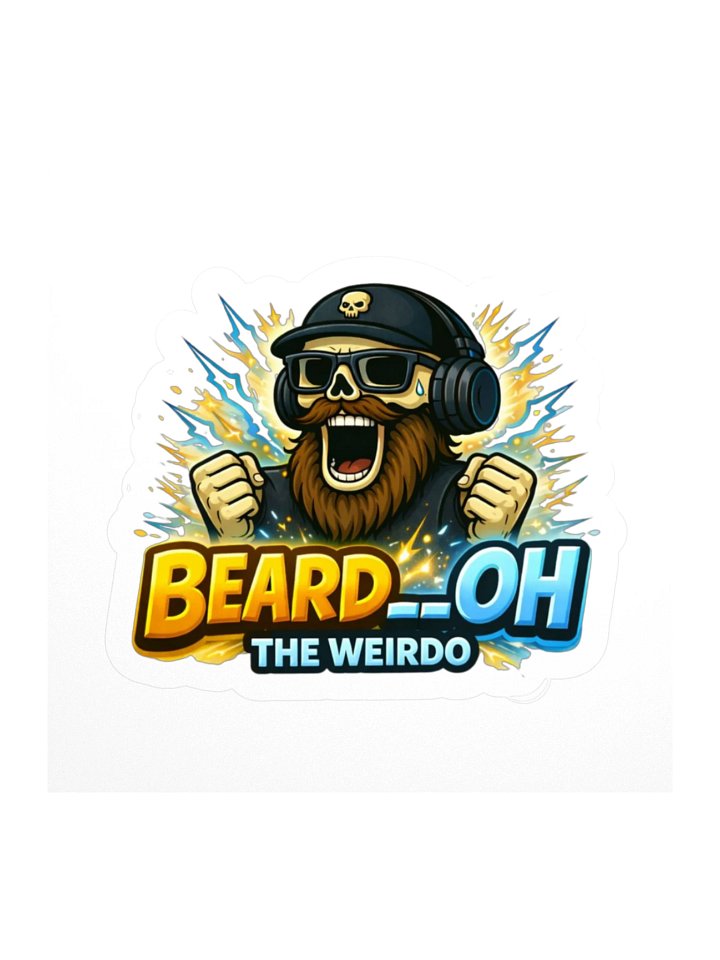 Beard__Oh The Weirdo Sticker product image (1)