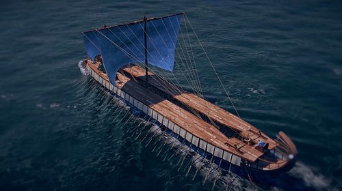 At the Battle of Salamis in 480 BC, both Greek and Persian fleets relied on the trireme. These ancient warships carried aroun...