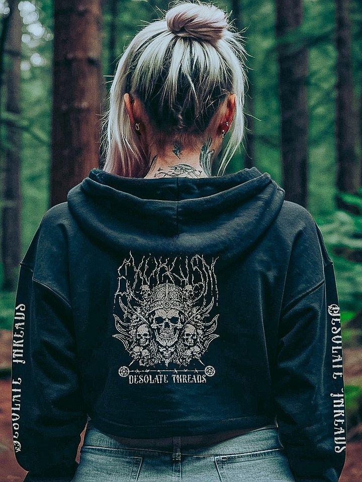 The Dirty Dozen Women's Cropped Hoodie product image (1)