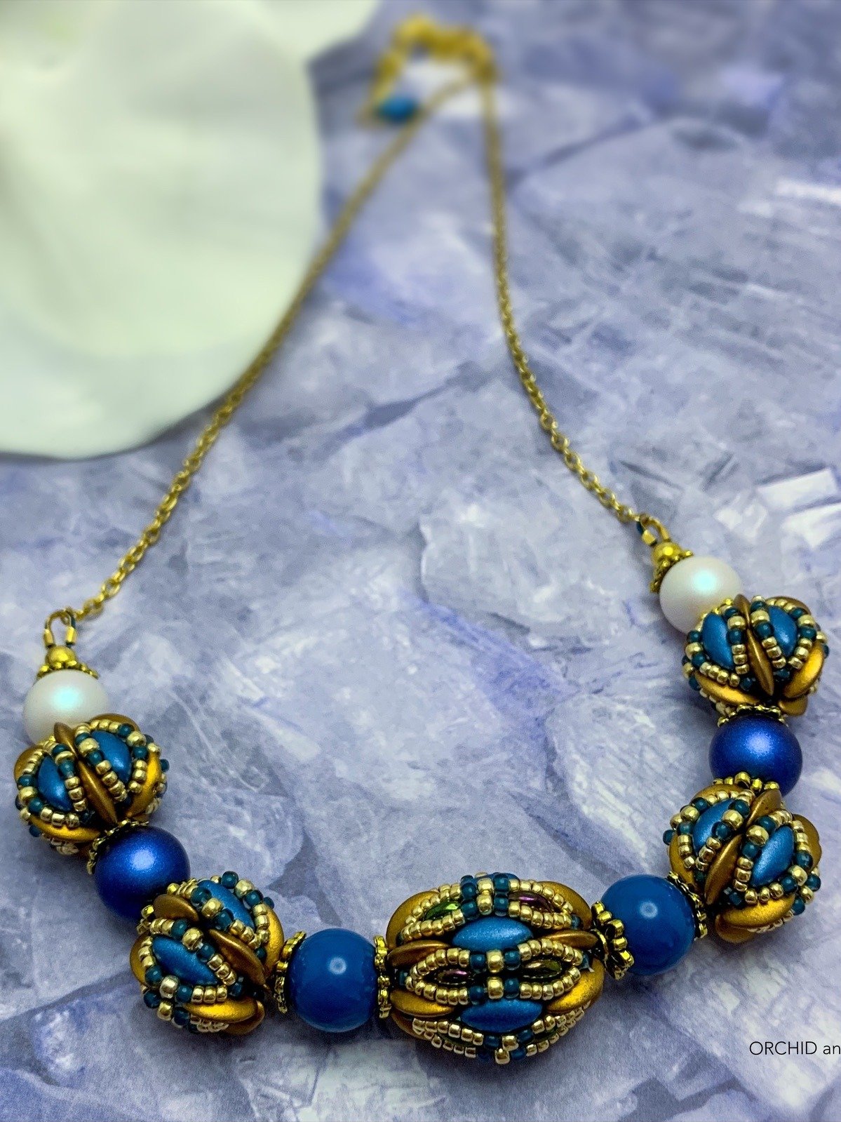 Beading Pattern – Chameleon Beaded Bead – Large Version product image (5)