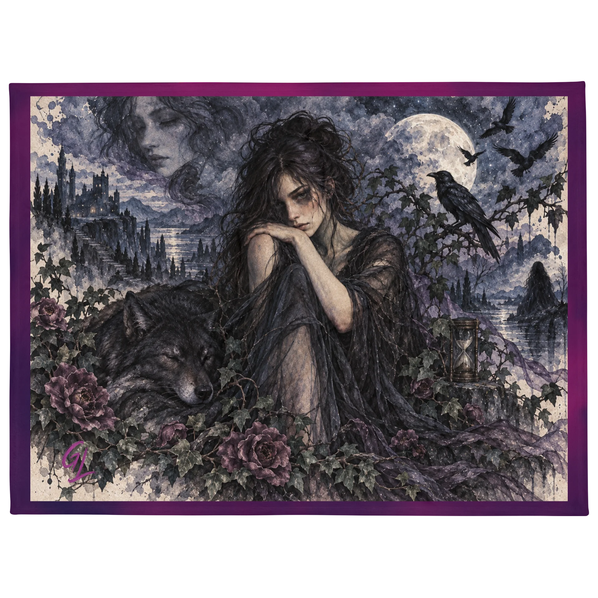 Plaid Galerie - Ombre et Lune product image (2)