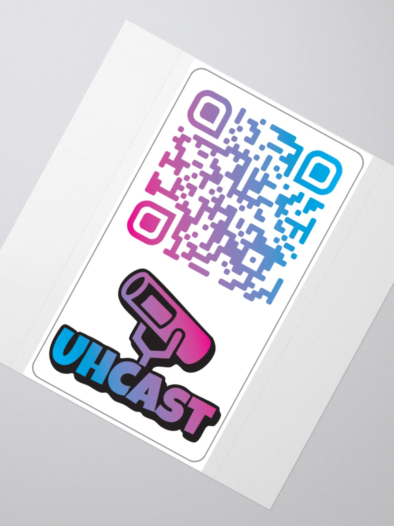UhCast Promo QR Code Sticker! product image (2)