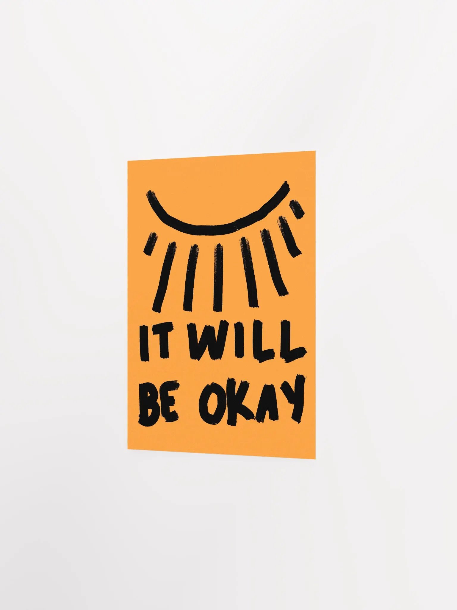 Be Okay Art Print product image (2)