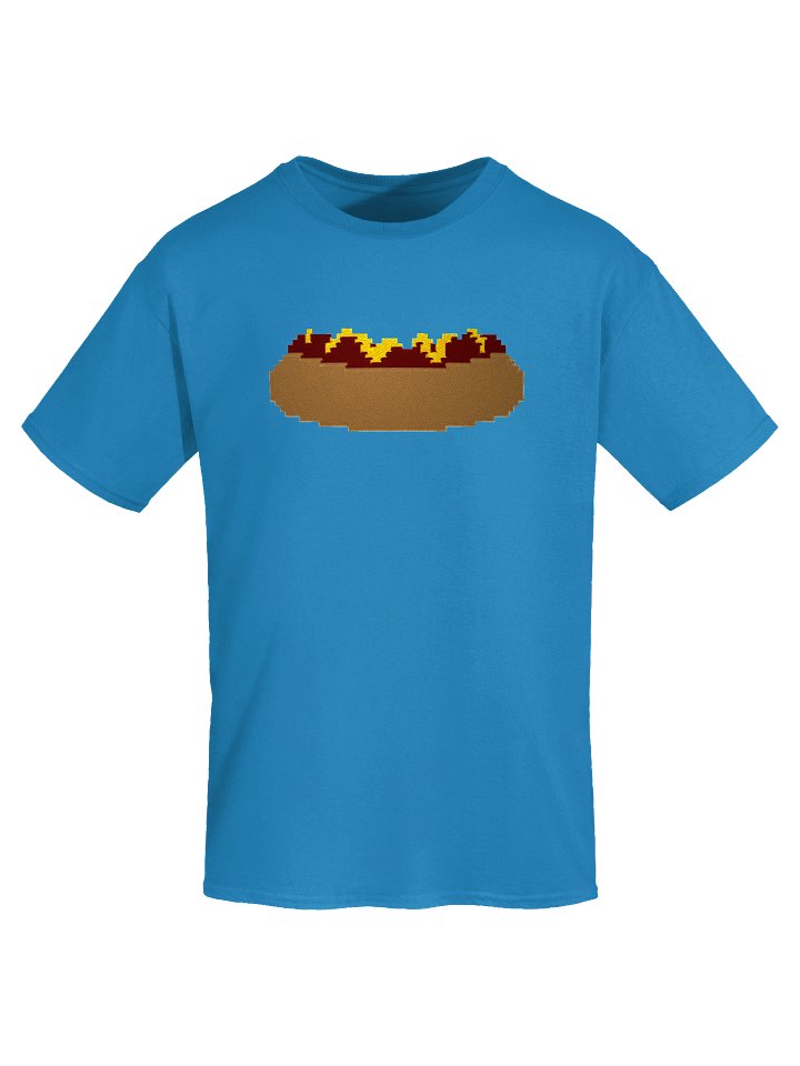 embroidered hot dog tee product image (1)