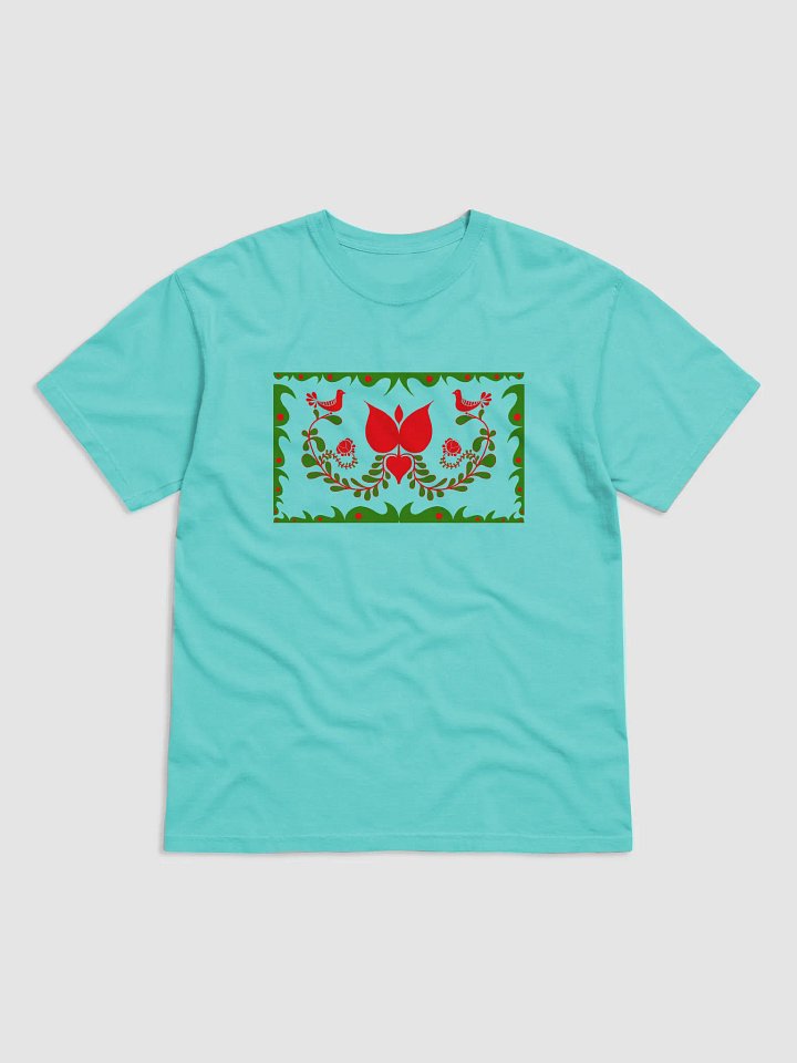 Hungarian Folk Art Red and Green T-Shirt product image (1)
