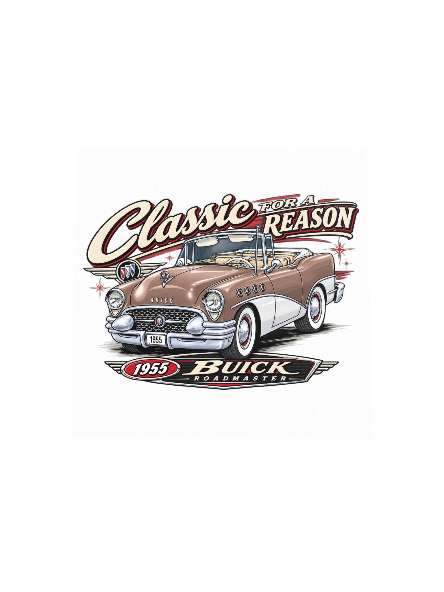 1955 Buick Roadmaster – Classic for a Reason Square Print product image (10)