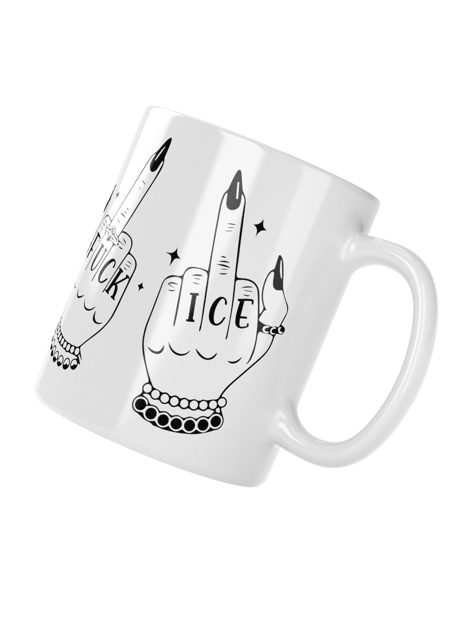 Fuck ICE Middle Finger Mug product image (2)