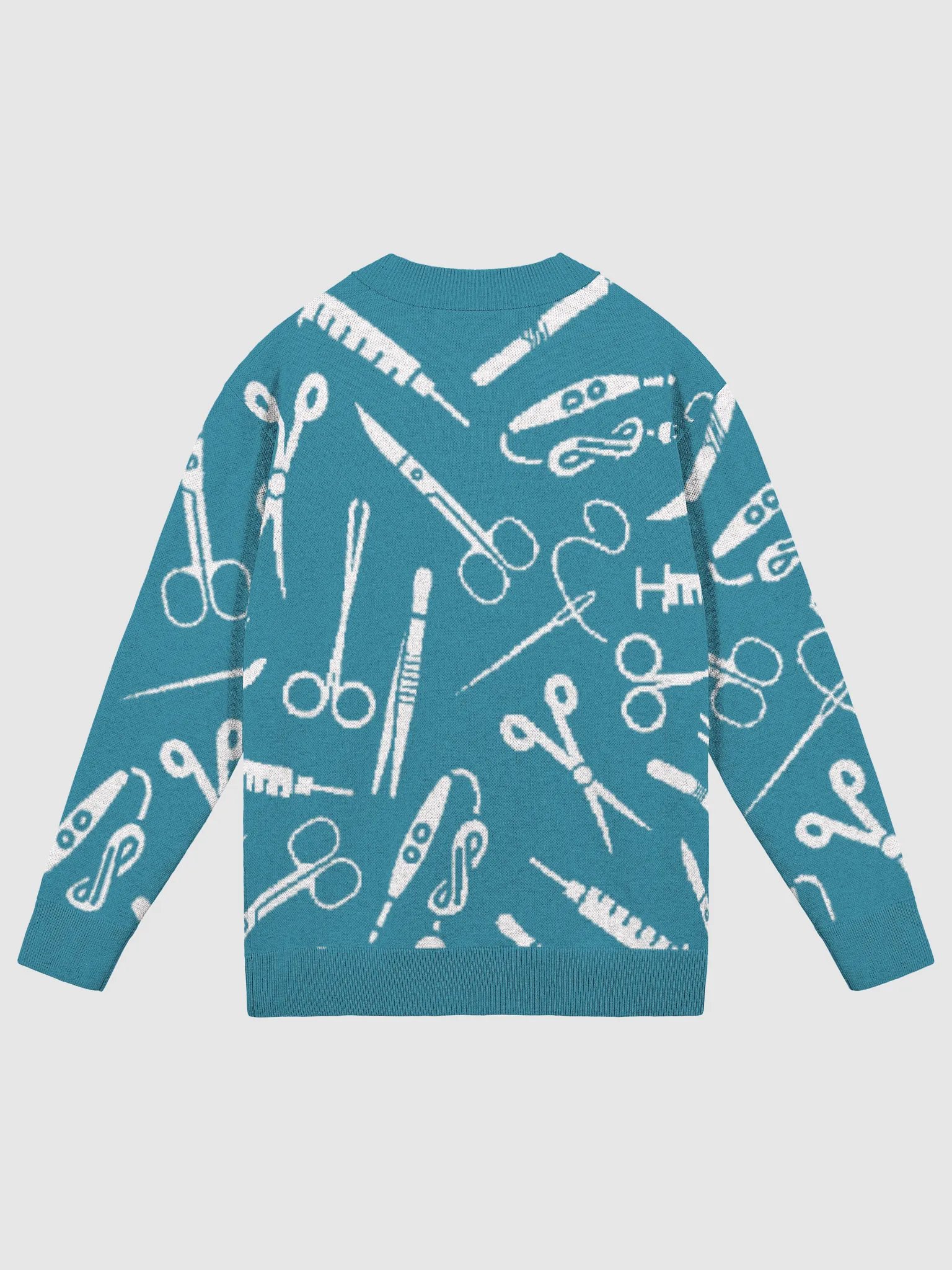 scalpel sweater (cyan) product image (2)