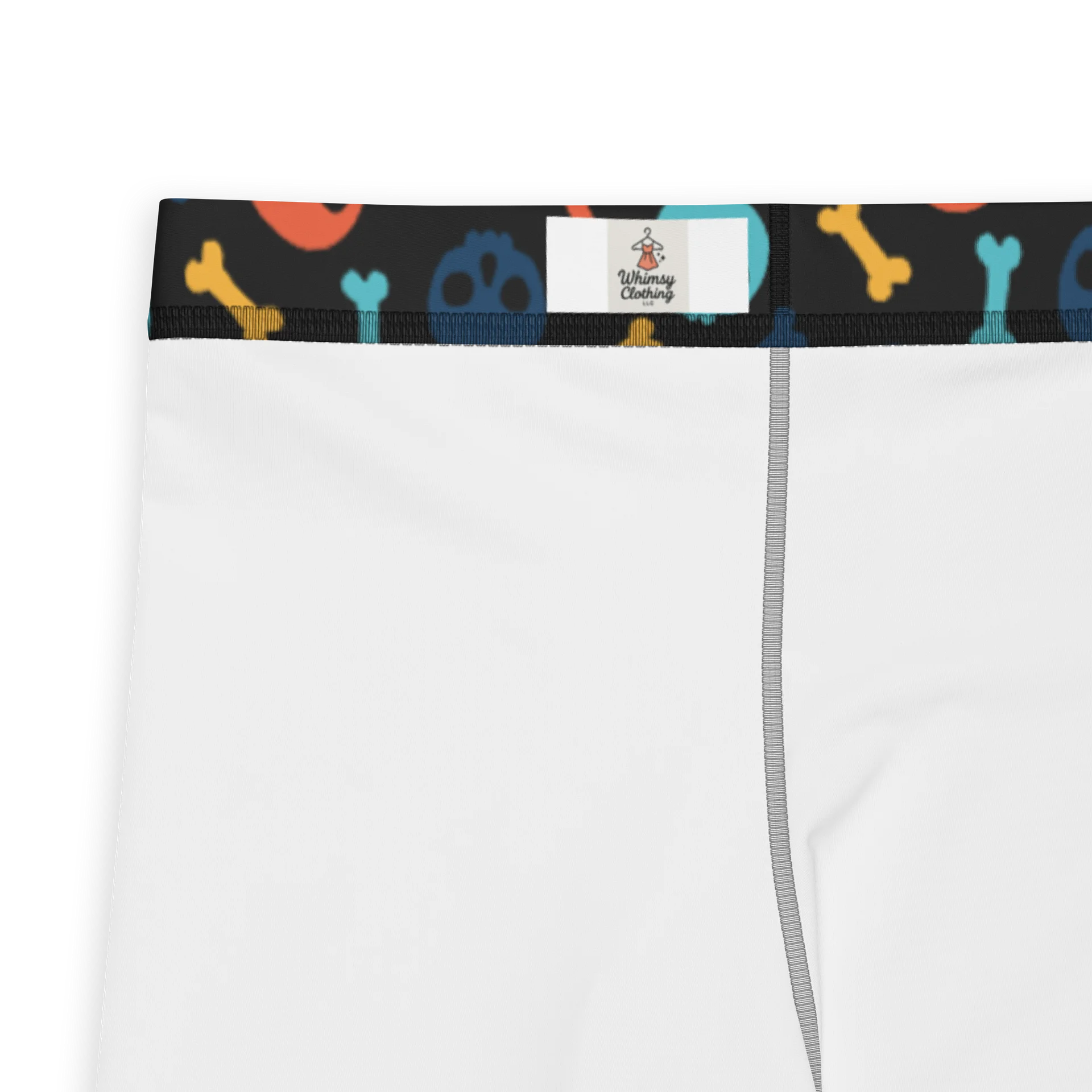 Colorful Skulls and Cross Bones Men's Leggings product image (5)