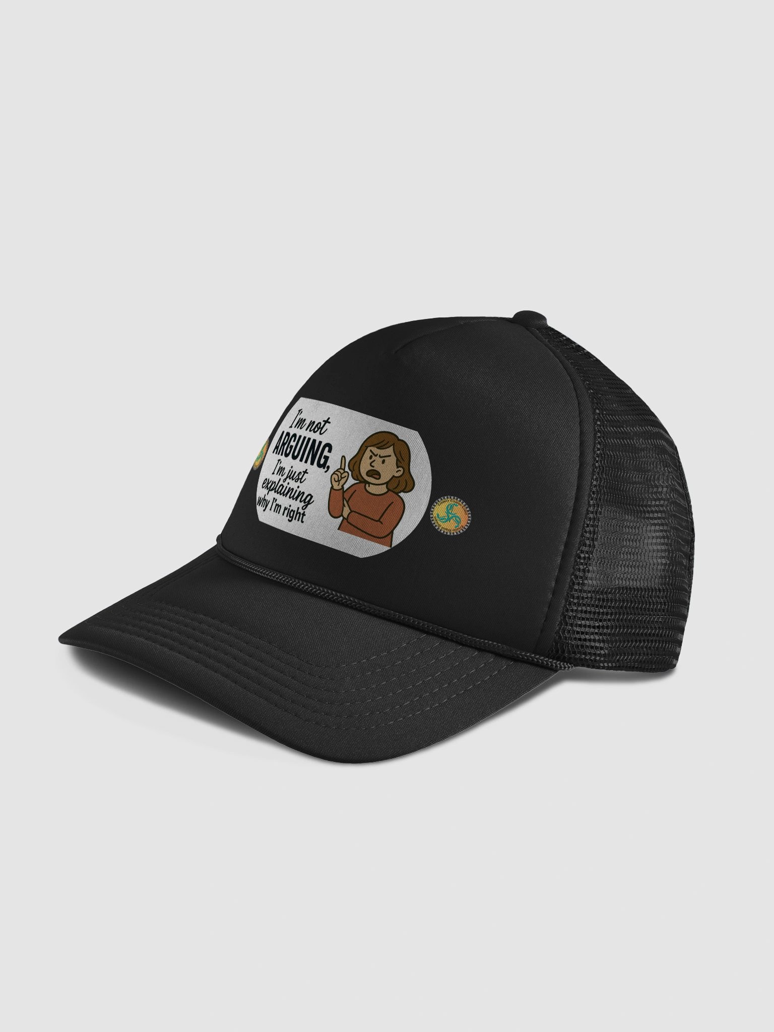 I'm not Arguing (Female) Valucap Foam Trucker Hat product image (7)