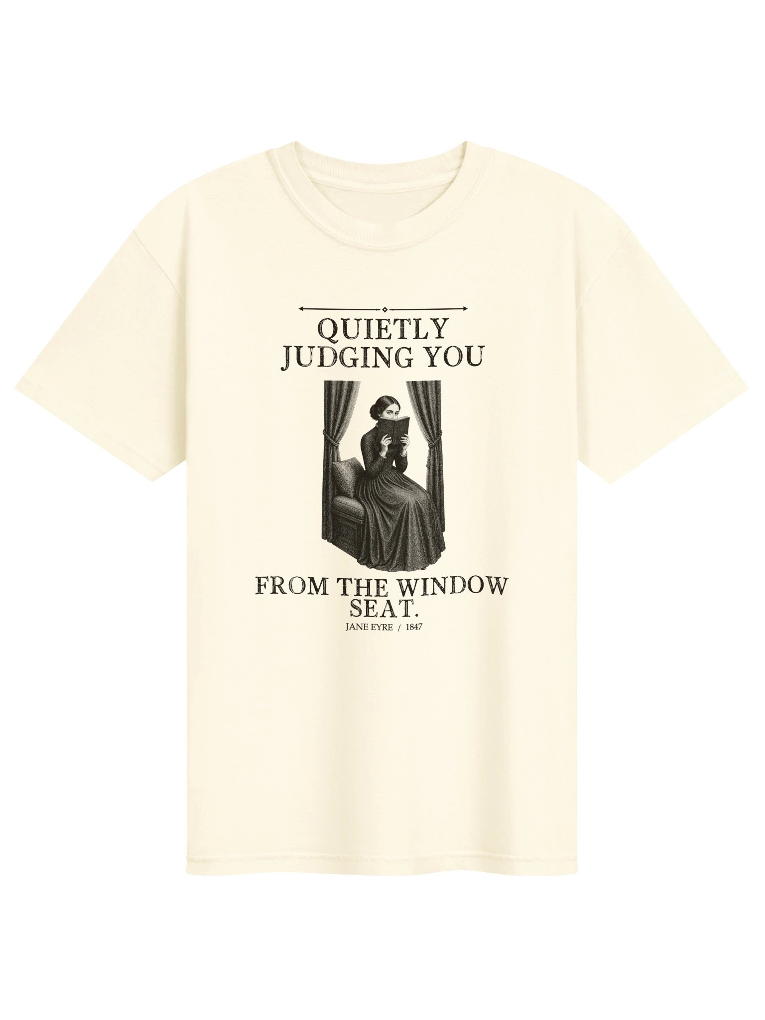 Window Seat Judgment -- Jane Eyre Tee (Light) product image (1)
