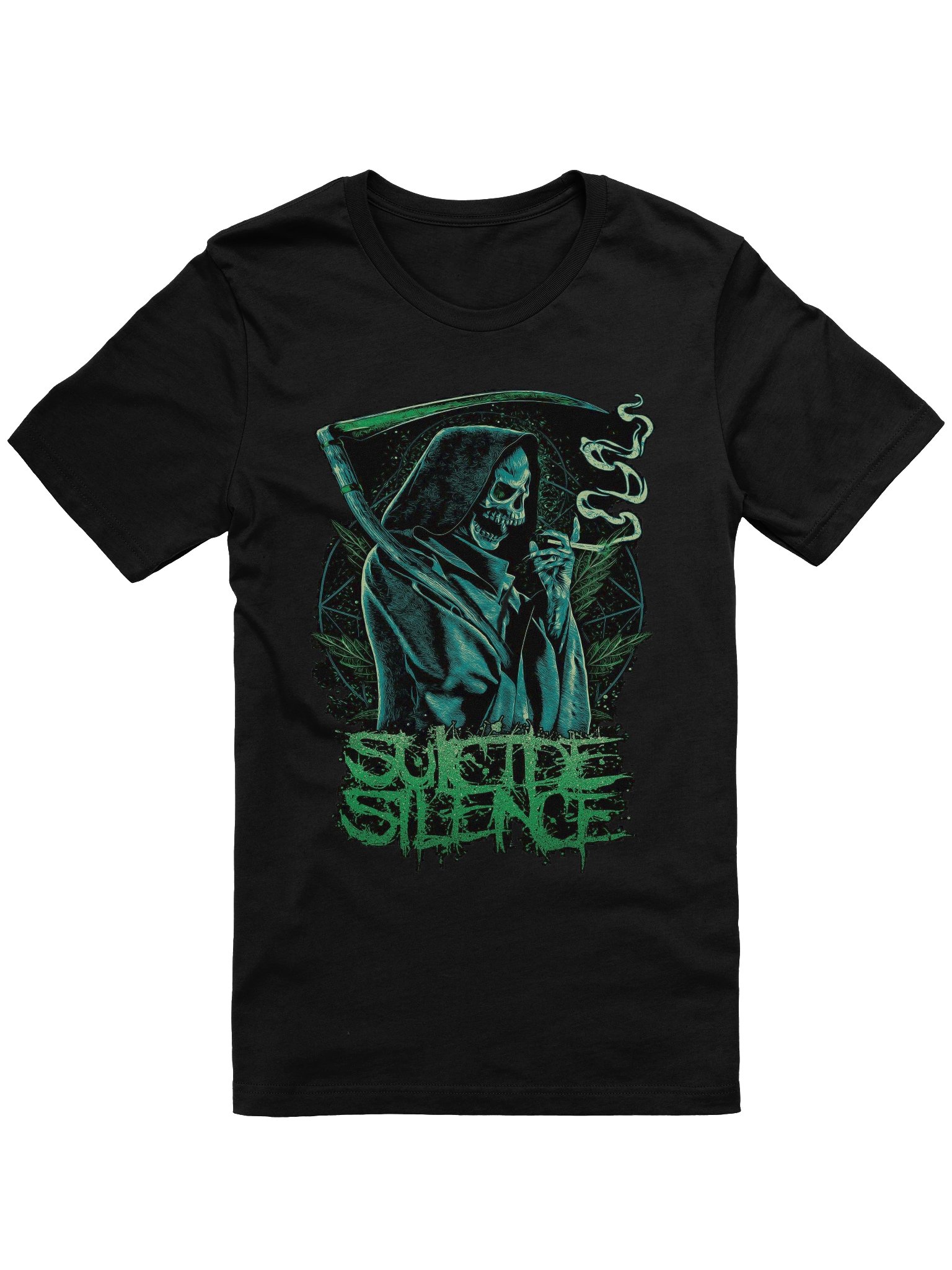 Grim Reaper Smoke Scythe T-Shirt - Unisex T-Shirt – Premium Printed T-Shirt for Everyday Casual & Streetwear product image (1)