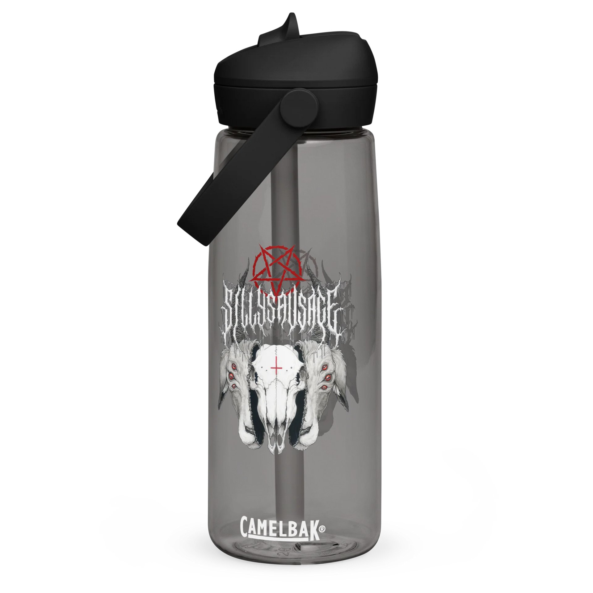 Sillysau5age Demonic Goat Sports Bottle product image (1)