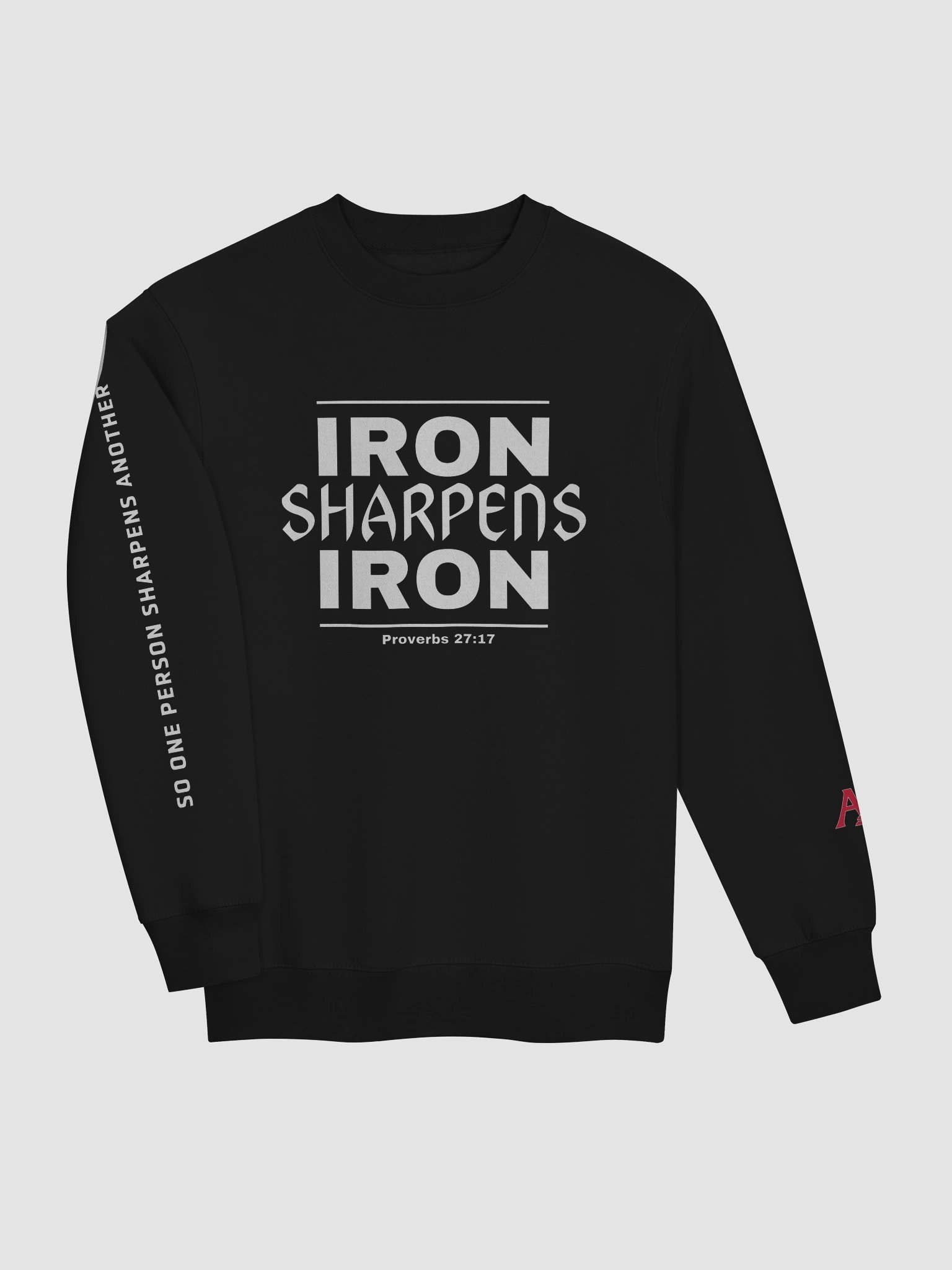 Women’s “Iron Sharpens Iron” Sweatshirt – Proverbs 27:17 product image (3)