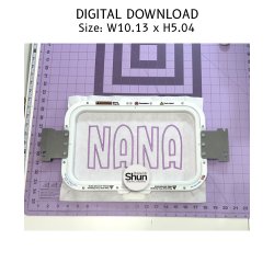 Nana Applique Embroidery Design product image (2)