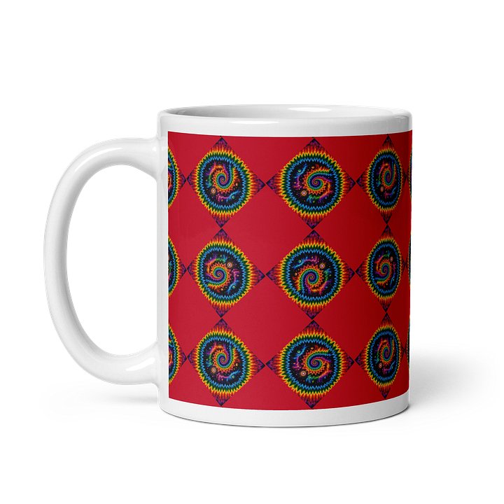 Rainbow Spiral Tile Mug product image (4)
