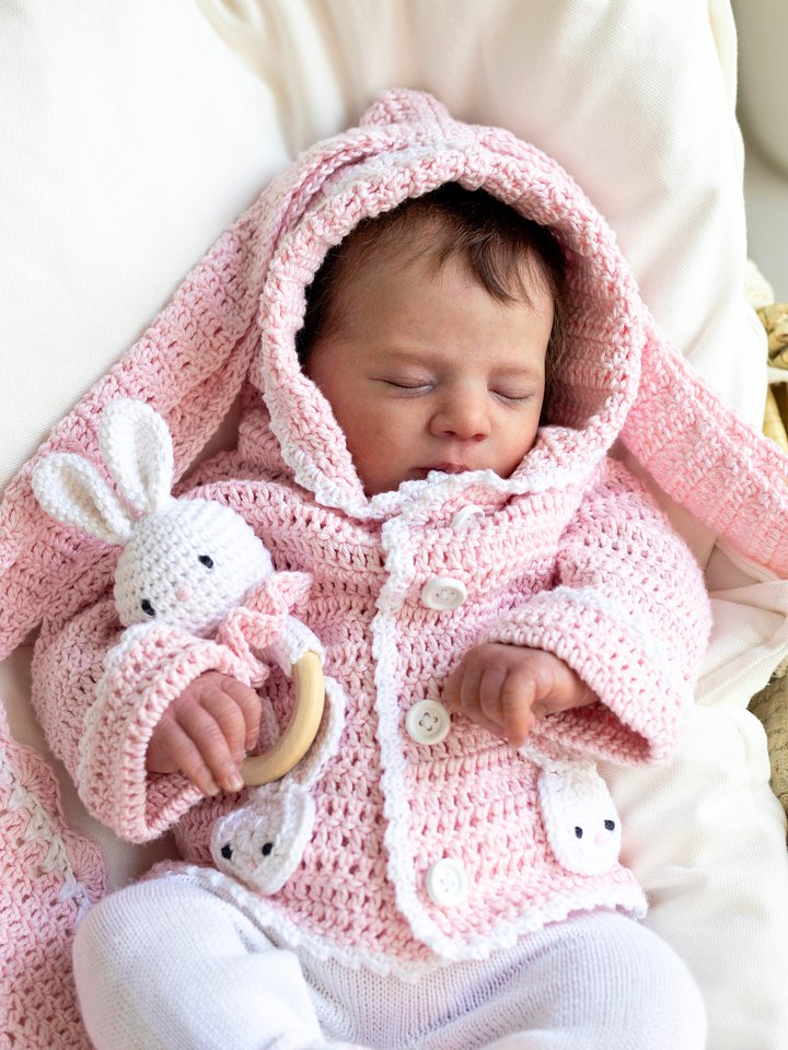 Bunny Baby Hoodie Crochet Pattern product image (1)